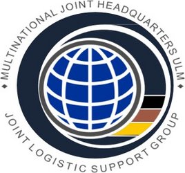 Das Wappen des Core Staff Elements der Joint Logistic Support Group Ulm. (Grafik: PAO MN JHQ ULM)