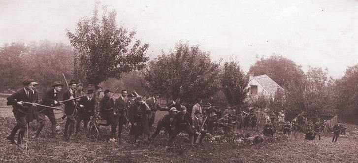 Freischärler nach dem zweiten Gefecht von Agendorf. (Foto: Soproni Múzeum)