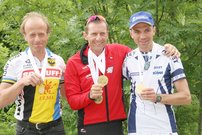 Siegerfoto von Moosburg (v. l. n. r.): Martin Schytil, Luis Wildpanner und Emmanuel Conraux. (Foto: Werner Planer)
