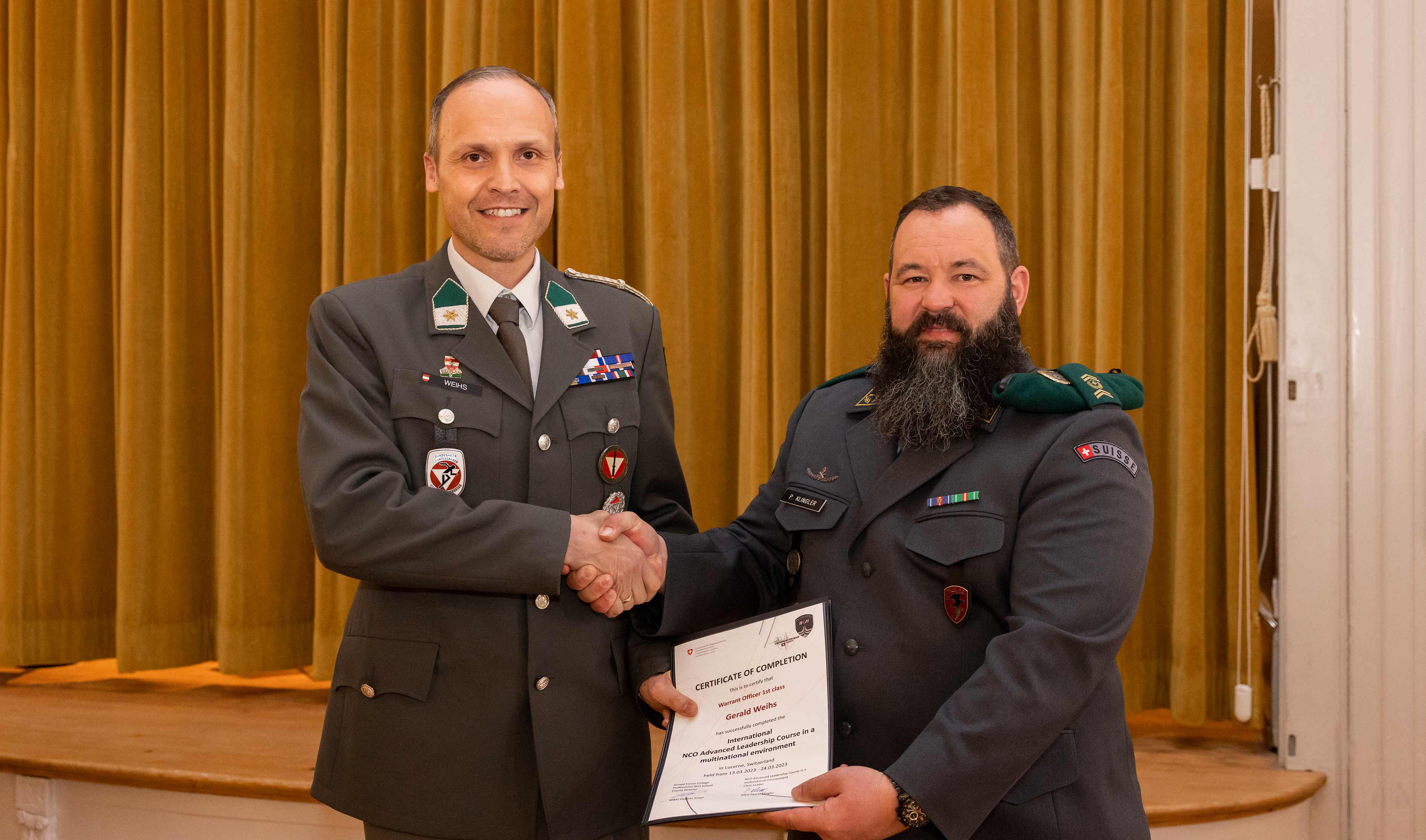 Führungsausbildung bei der Schweizer Armee | Truppendienst