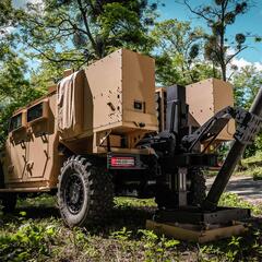 Der Sherpa A2M ist mit einem 120-mm-Granatwerfer ausgestattet. (Foto: Nicolas Broquedis photographe)