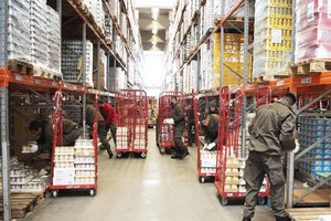 Das Bundesheer kann rasch Personal für Unterstützung oder Assistenz, wie für den Lebensmittelhandel, bereitstellen. (Foto: ÖBH)