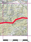 Frontabschnitt bei St. Veit an der Gölsen. (Karte: BEV; RedTD/Keusch)