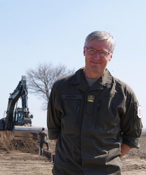 Oberst Johannes Humer, der Kommandant von AUTCON HUN 2. (Foto: Barthou)