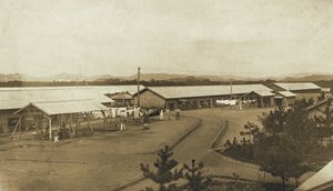 Das Kriegsgefangenenlager Aonogahara in der Nähe von Kobe. (Foto: HGM)