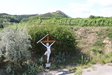 Dieses Kreuz in den Weinbergen zwischen Hollenburg und Nussdorf ob der Traisen erinnert an die dort gefallenen Soldaten und getöteten Zivilisten. (Foto: RedTD/Gerold Keusch) 