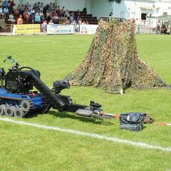 Teilautonome Kampfmittelbeseitigung während einer Übung ... (Foto: Bundesheer)