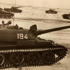 Kampfpanzer der Roten Armee während einer Großübung in der UdSSR. (Foto: Archiv Truppendienst)