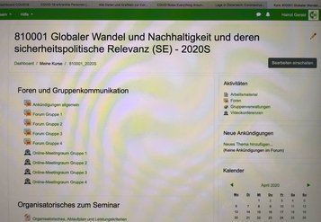 Online-Meetings und -Vorlesungen bestimmen das Sommersemester 2020 an den Universitäten. (Foto: Hainzl)