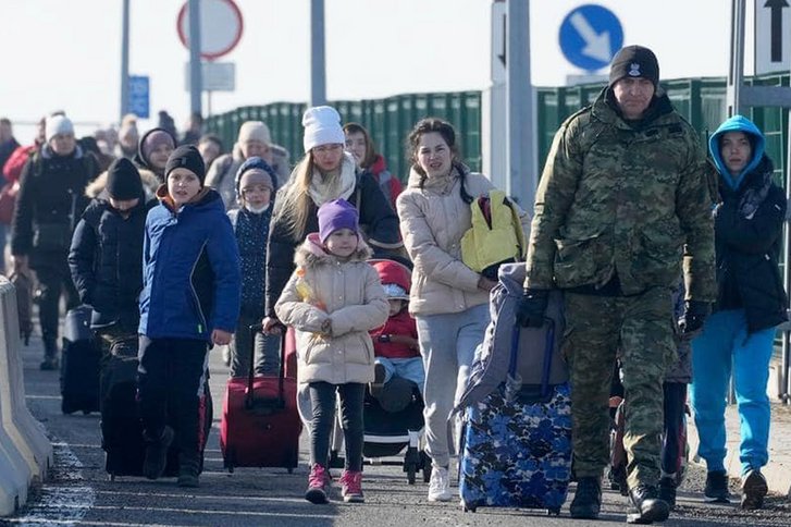 Millionen von Menschen überquerten bisher die Grenze der Ukraine Richtung Polen. (Foto: mvs.gov.ua; CC BY 4.0)