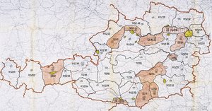 Die Raumsicherungs- und Schlüsselzonen am Ende des Kalten Krieges. (Grafik: Archiv Lampersberger)