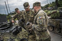 Tschechische und deutsche Soldaten gehörten zu den internationalen Teilnehmern der Übung. (Foto: Bundesheer)