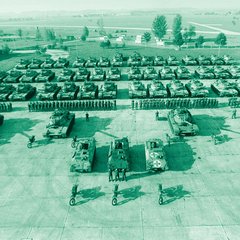 Das Panzerbataillon 14 mit seinem damaligen Hauptwaffensystem, dem M-60 mit seiner 105-mm-Kanone. (Foto: Bundesheer/PzB14)