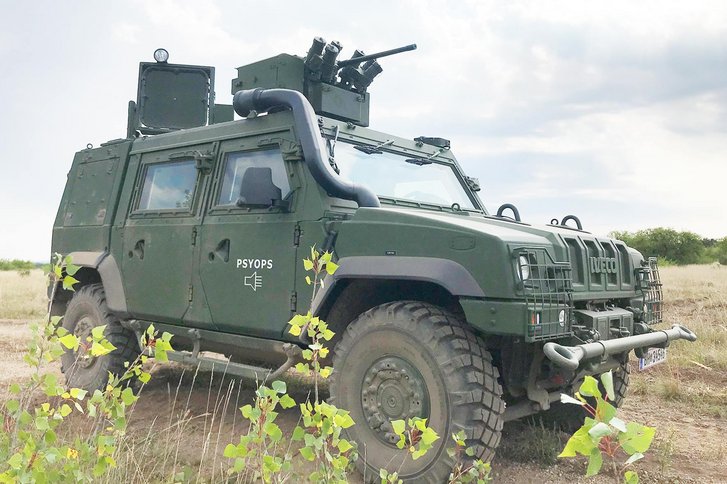 IVECO „Husar“ PsyOps, das Einsatzfahrzeug der Abteilung PsyOps im In- und Ausland. (Foto: Bundesheer/Abteilung PsyOps)