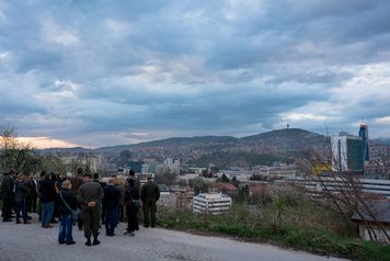 Blick über die Stadt Sarajewo. (Foto: HBF/Christof Vonbank)