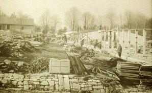 Das Brucker Lager nach dem Abzug der Ungarn 1921.