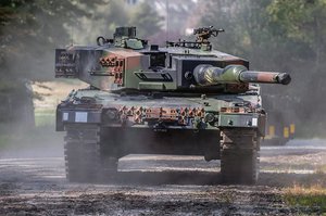 Der Kampfpanzer 87 "Leopard" der Schweizer Armee. (Foto: VBS)