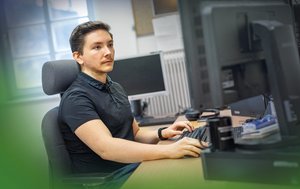 Jakub K. ist Senior-Programmierer im Bereich IKT-Technik. (Foto: Bundesheer/Paul Kulec)