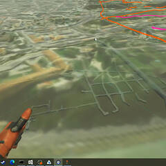 Visualisierung aller Bewegungsebenen (Supersurface - Surface - Subsurface) eines relevanten Geländeabschnittes mit Virtual Reality. (Foto: Bundesheer/Christian Ninaus)