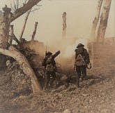Zwei amerikanische Soldaten an der Westfront. (Foto: H. D. Dirdwood/gemeinfrei)