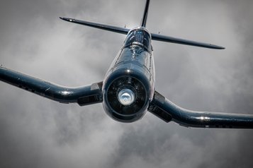 Restaurierte Kampfflugzeuge wie hier die Chance Vought FU "Corsair" sind ein fixer Bestandteil jeder größeren Flugshow. (Foto: Bundesheer)