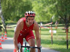 Das Radfahren ist die zweite Disziplin beim Triathlon. (Foto: Archiv Keller) 