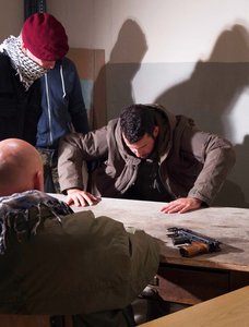 Beim Seminar wurden wir auch mit einer authentischen Verhörsituation konfrontiert. (Foto: Bundesheer/Gunter Pusch)