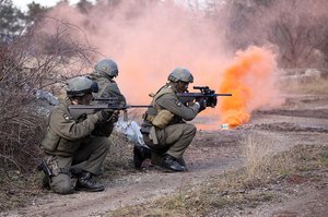 Panzergrenadiere beim Gefechtsdienst. (Foto: Bundesheer/Kurt Kreibich)