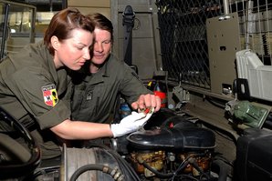 Das ÖBH fördert auch Soldatinnen in technischen Funktionen. (Foto: HBF/Gunter Pusch)
