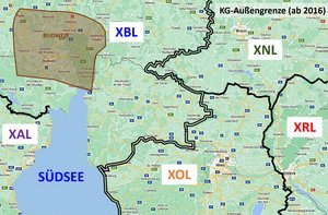 Die Nachfolgestaaten Moldonatiens und die rohstoffreiche Region Budweis. (Grafik: Georg Stiedl)