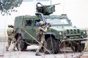 Geschütztes Mehrzweckfahrzeug „Husar“. (Foto: Bundesheer/Thomas Puntigam)