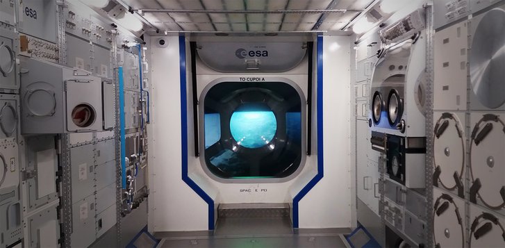 Das Raumlabor Columbus der Internationalen Raumstation ISS. (Foto: zVg Rozenits)