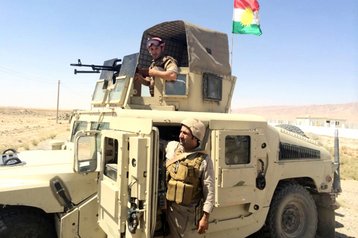 Die Humvee der Peschmerga von der „Coalition of the Willing“ boten während der Angriffe auf den IS wenig Schutz. (Foto: Peschmerga, Kurdish Army)