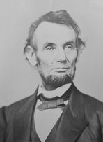 Der 16. US-Präsident Abraham Lincoln (Foto: U.S. National Archives) und ...