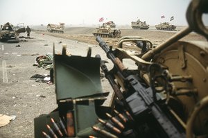 Der Highway of Death im Irak. (Foto: U.S. Navy)