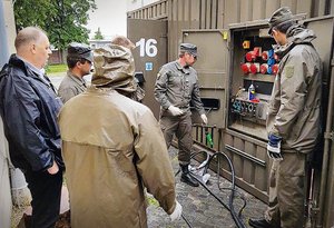 Ausbildung an den bereits vorhandenen Energieinseln an der Heereslogistikschule. (Foto: Bundesheer/Franz Fromwald)