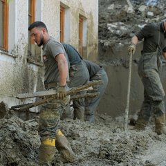 Katastrophenschutz ist ein „dreckiger“ Job. (Foto: Bundesheer/Rebecca Heindl)