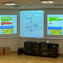 Visualisierung von drei Varianten für eine Entscheidungsbesprechung. (Foto: Bundesheer/Reinhard Janko)