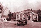 Der Turm eines abgeschossenen sowjetischen Panzers in Traisen. (Foto: Archiv Traisen)