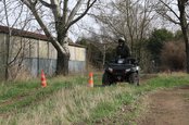 Ein Quad am Übungsgelände. (Foto: Keusch)
