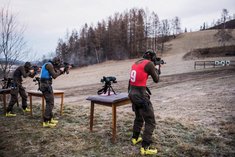 Geschossen musste sowohl mit dem Sturmgewehr als auch mit der Pistole werden. (Foto: Tschechische Armee)