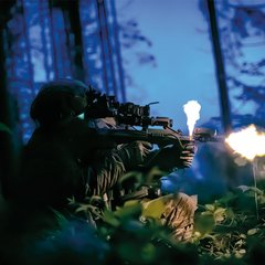 Die Nachtkampffähigkeit ist eines der wesentlichen Merkmale der Einsatzführung im Jagdkampf. (Foto: Kdo7.JgBrig/JaK)