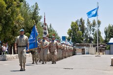Während der 35-Jahr-Feier zum Einsatz des österreichischen Kontingentes bei UNDOF dachte noch keiner an eine rasche Beendigung des österreichischen Einsatzes. (Foto: UNDOF/Gernot Payer)