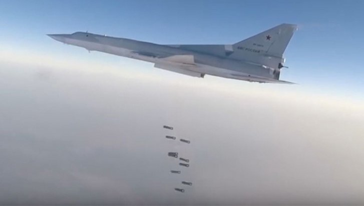 Russlands Reaktion auf die Gegenoffensive auf Süd-Aleppo war die Verstärkung der Bombardements auf die vom IS gehaltenen Gebiete. (Foto: Russisches Verteidigungsministerium)