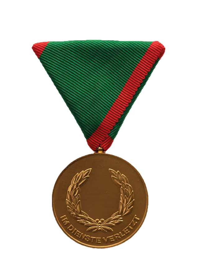 Verwundetenmedaille 1. Klasse BMI Vorderseite (Foto: Peter Steiner)