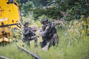 Militärakademiker bei einer Übung in Eisenerz. (Foto: Bundesheer/Daniel Trippolt)