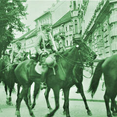 MG-Abteilung der Schwadron 5 im Jahr 1927 in Graz. (Foto: Archiv Hausdorf)
