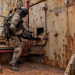 Schwierige Hindernisse sind für das Jagdkommando kein Problem. (Foto: Bundesheer)