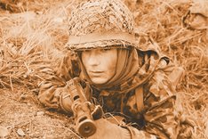 Angelandeter Soldat mit MP-41 in Stellung. (Foto: Bundesheer/HBF)
