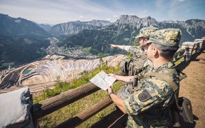 Übung der Militärakademie in Eisenerz. (Foto: Bundesheer/Daniel Trippolt)